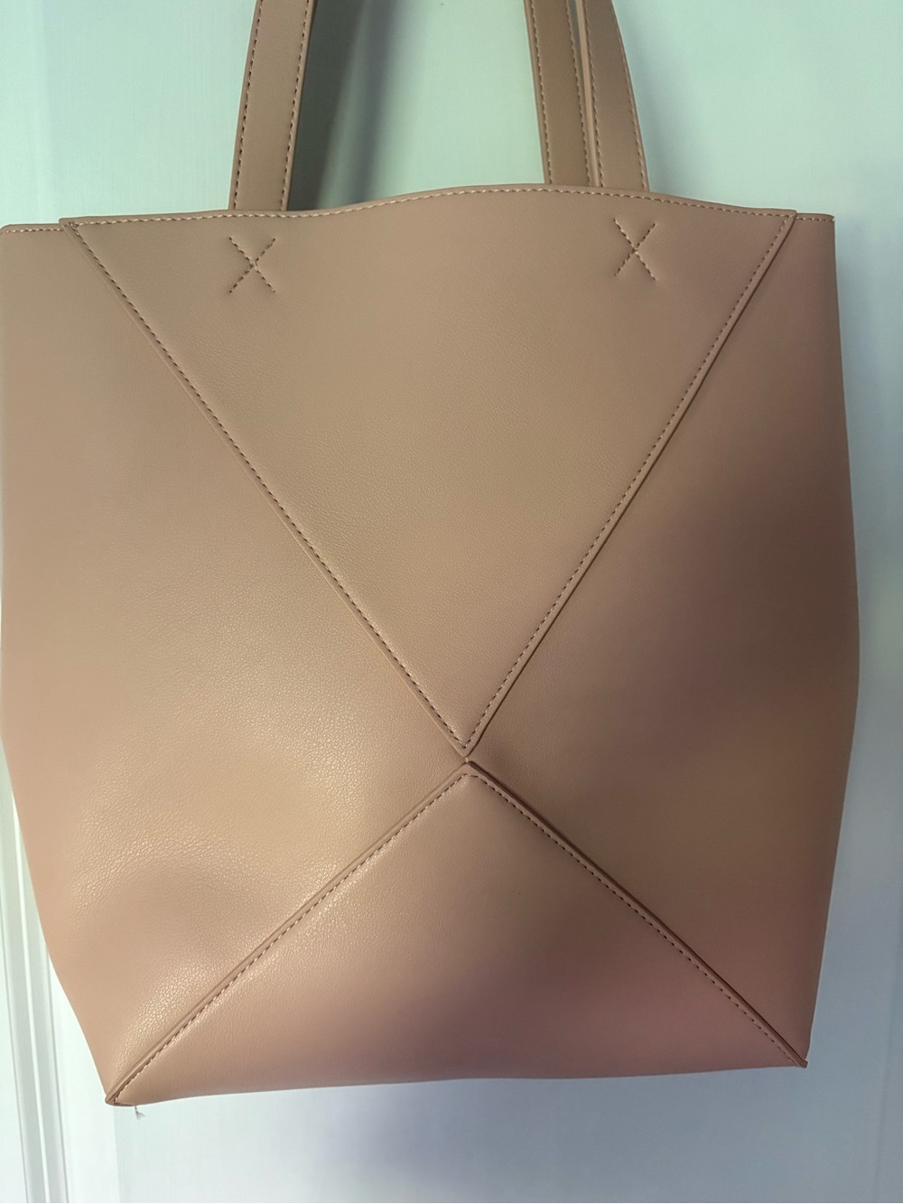 Elegant Taupe Tote Bag - Women's Handbag